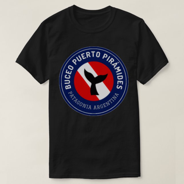 Diving Puerto Piramides T Shirt (Design framsida)