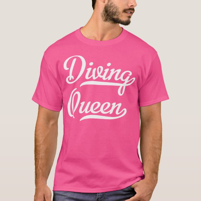 Diving Queen T Shirt (Framsida)