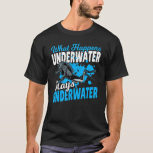 Diving Scuba Diver Vad händer under vattnet Stays T Shirt