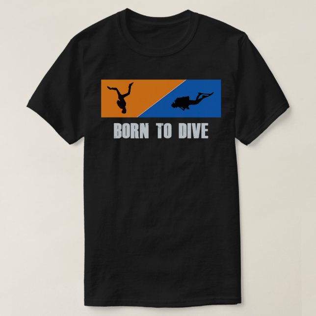 Diving Skydiving Skydive extrem Sport 1 T Shirt (Design framsida)
