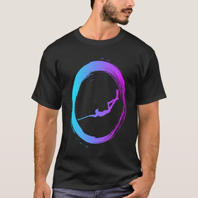 Diving snorkeling spearfishing t shirt (Framsida)