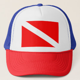 Diving sport, American Diver Down Flagga SCUBA Keps