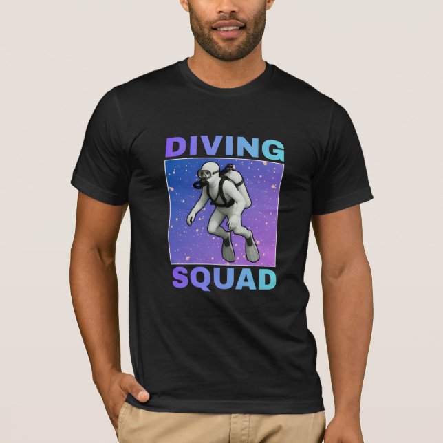 diving squad t shirt (Framsida)