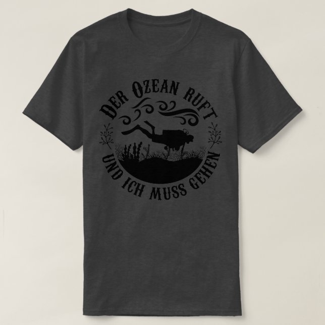 Diving Swimming Shirt Little Seahorse Swimdress Gi T Shirt (Design framsida)