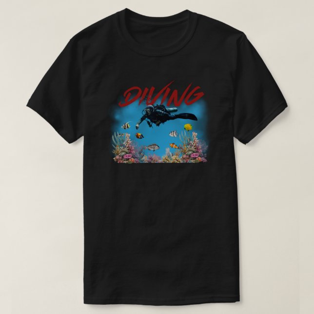 Diving T-Shirt (Design framsida)