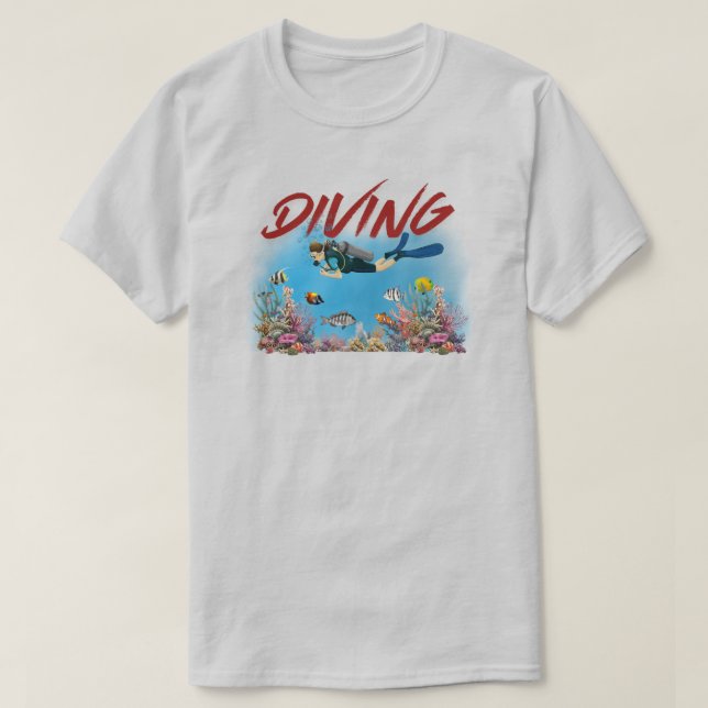 Diving T-Shirt (Design framsida)