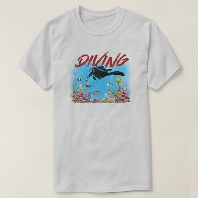 Diving T-Shirt (Design framsida)