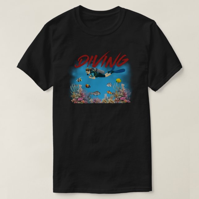 Diving T-Shirt (Design framsida)