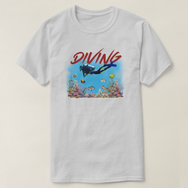 Diving T-Shirt (Design framsida)