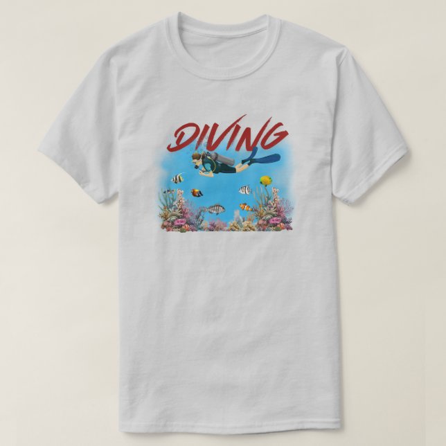 Diving T-Shirt (Design framsida)