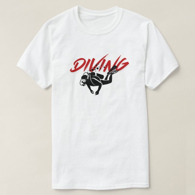 Diving T-Shirt (Design framsida)