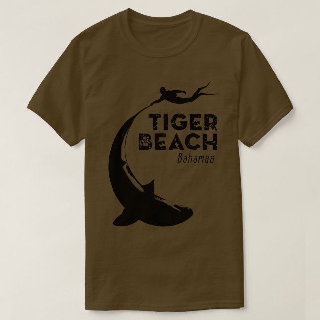Diving Tiger Bahamas T Shirt (Design framsida)