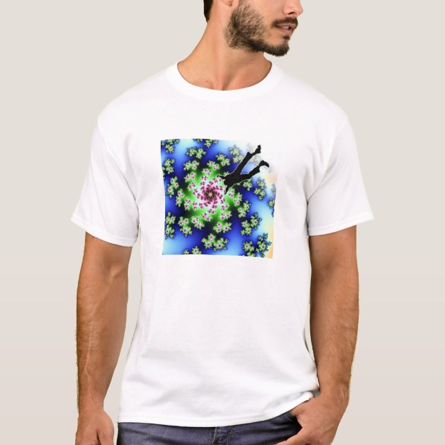 Diving till en rektal T-skirt T-shirt (Framsida)