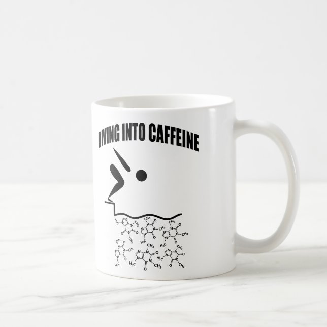 Diving till koffein kaffemugg (Höger)