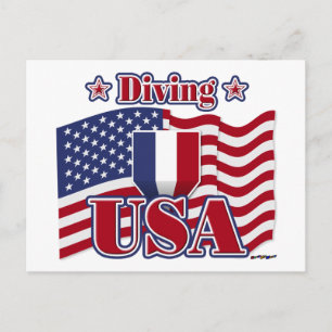 Diving USA Vykort