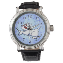 Diving Westie Wrist Watch Armbandsur