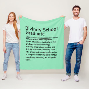 Divinity School student Fleecefilt