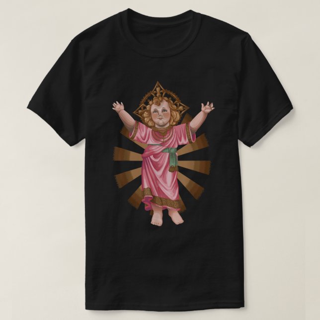 Divino Nino Jesus katolik T Shirt (Design framsida)