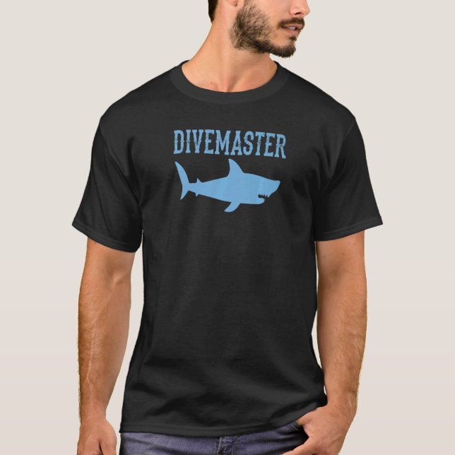 Divisionsverktyg för Dykan Dive Flagga Shark T Shirt (Framsida)