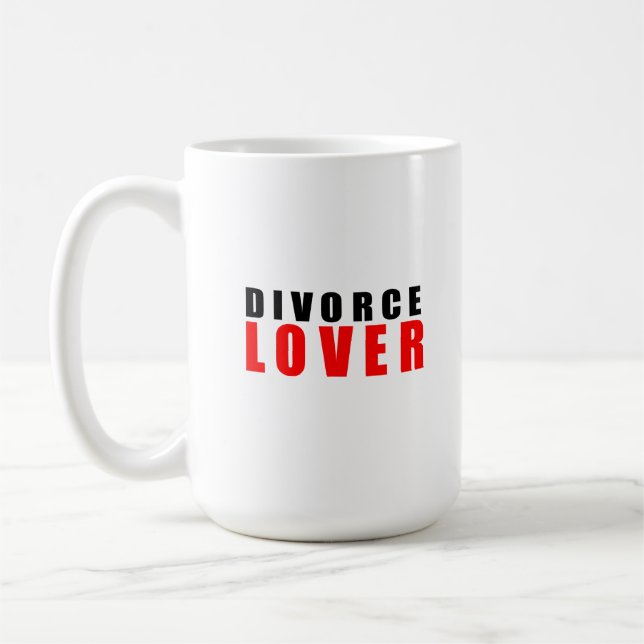 Divorce älskare kaffemugg (Vänster)