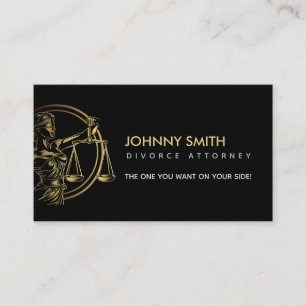 Divorce Attorney Slogans Visitkort