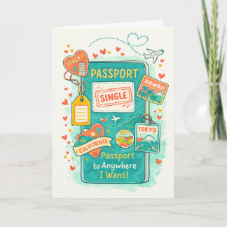 Divorce celebration passport to anywhere helgkort