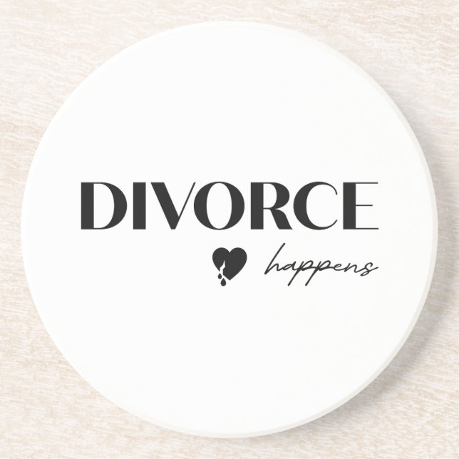 Divorce Happens Underlägg (Framsidan)