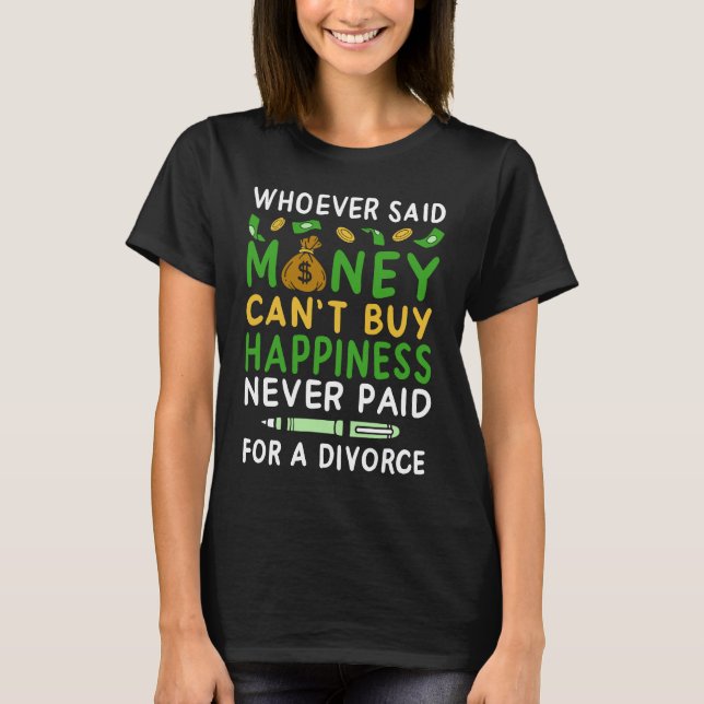 divorce I separation divorce party T Shirt (Framsida)