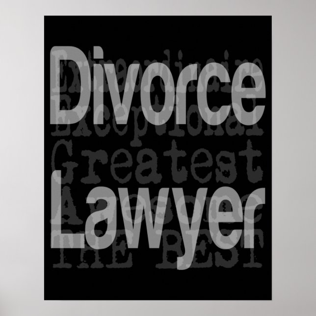 Divorce Lawyer Extraordinaire Poster (Framsidan)