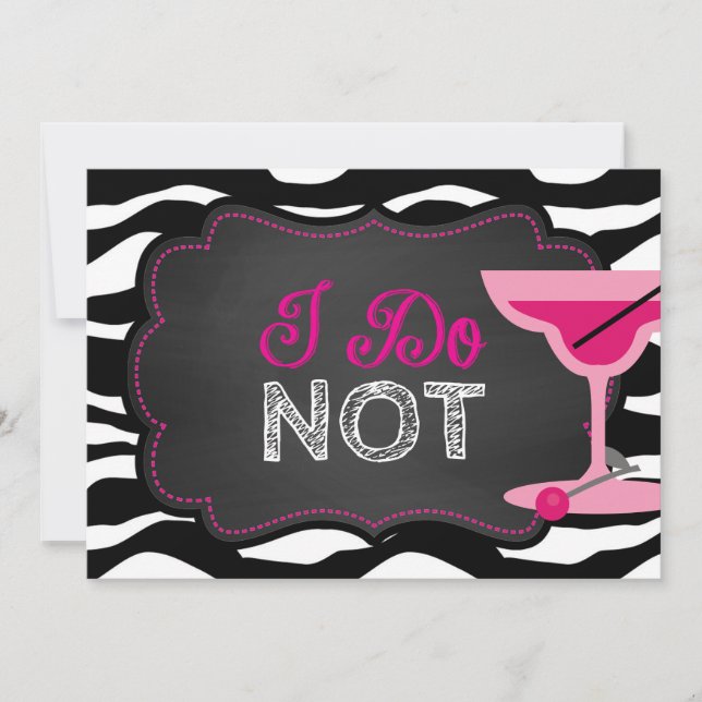 Divorce Party Chalkboard Inbjudningar (Framsida)