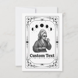 Divorce Party Invite Tarot Card Feminist Zodiac 