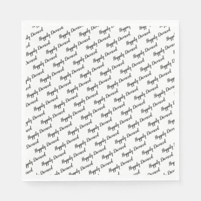 Divorce Party Pappersservett (Framsidan)