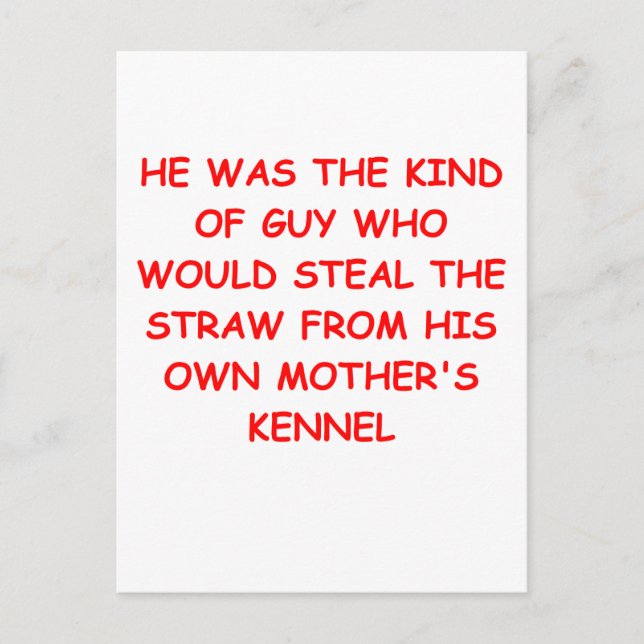 DIVORCE-skämt Vykort (Framsida)