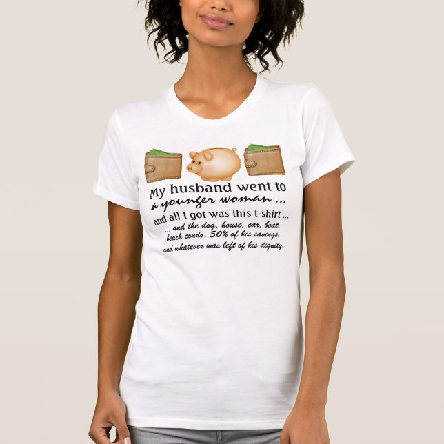 DIVORCE T-Shirt by SRF (Framsida)