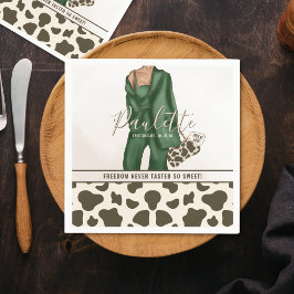 Divorce Theme Animal Skin Party Napkins Pappersservett