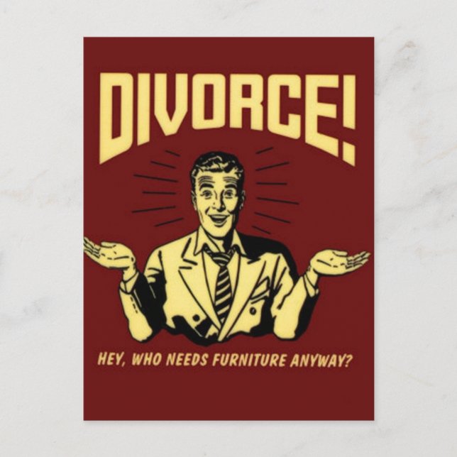 Divorce Vykort (Framsida)