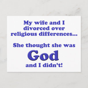 Divorce Vykort