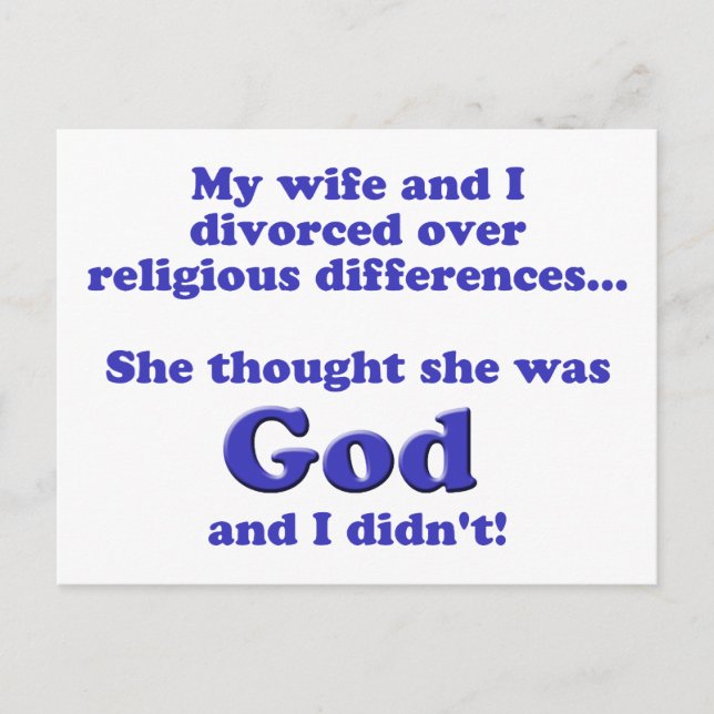 Divorce Vykort (Framsida)