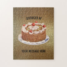 Divorced AF Funny Cake