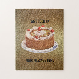 Divorced AF Funny Cake Pussel