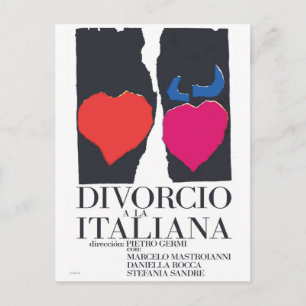 Divorcio a la Italiana Vykort