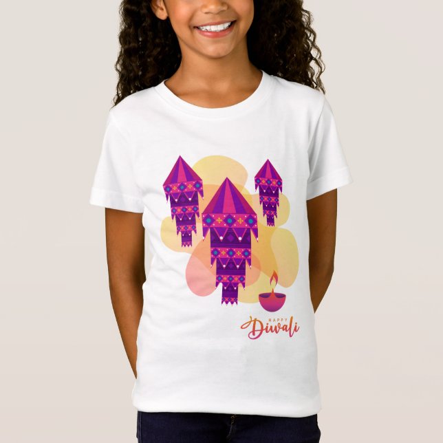 Diwali3 T Shirt (Framsida)