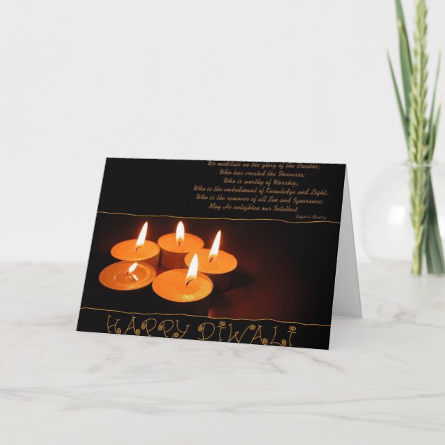 Diwali 2 helgkort (Framsida)