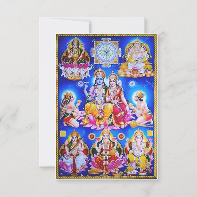 diwali anteckningskort (Framsida)