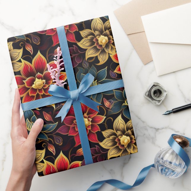 Diwali Blommig Presentpapper (Gifting)