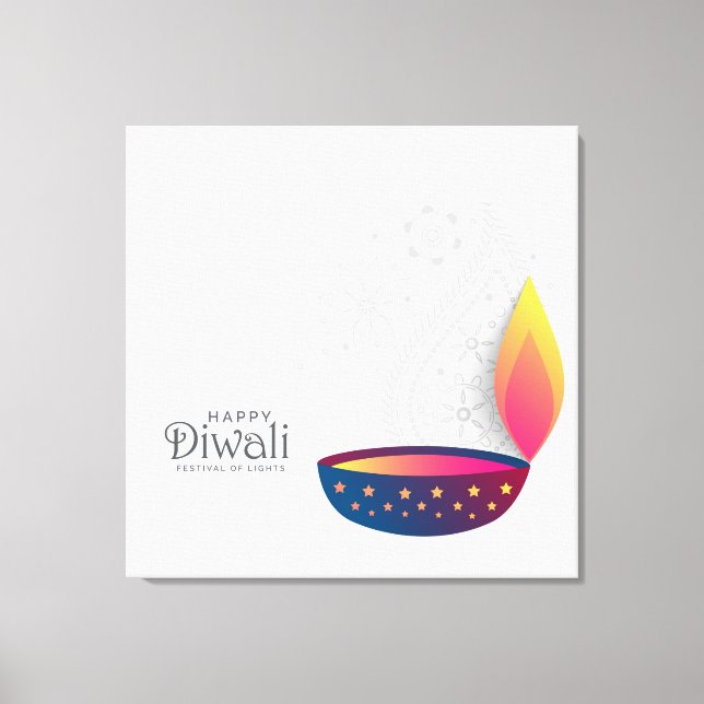 Diwali Canvastryck (Framsida)