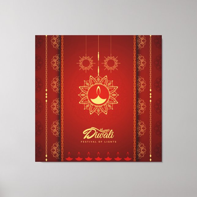 Diwali Canvastryck (Framsida)