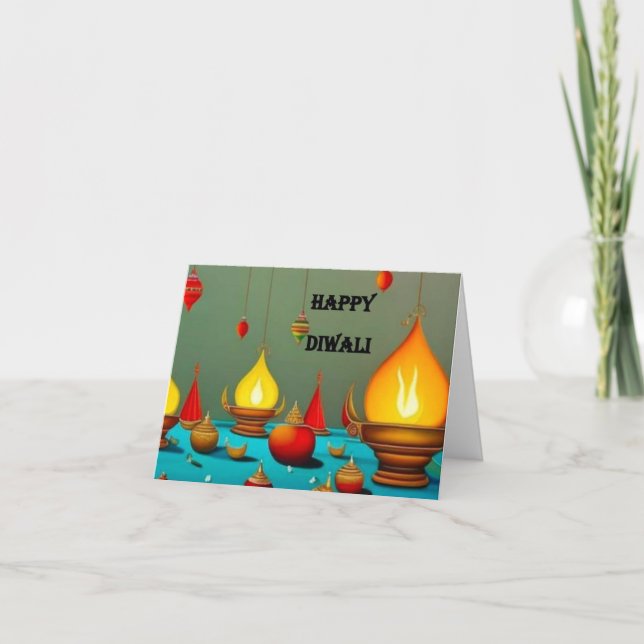 Diwali Card 4 Kort (Framsida)