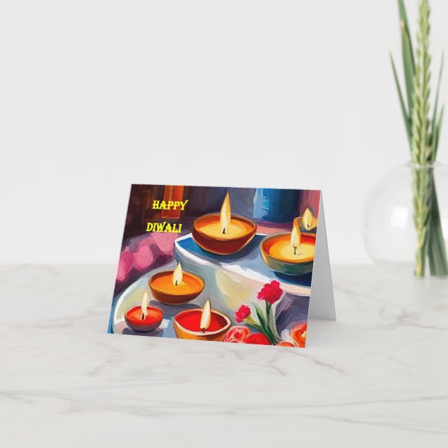 Diwali Card 9 Kort (Framsida)