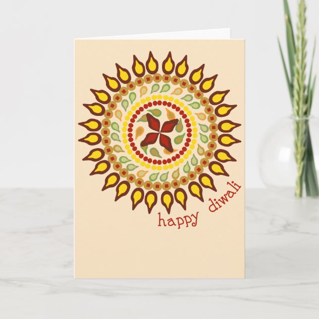 Diwali Card Kort (Framsida)